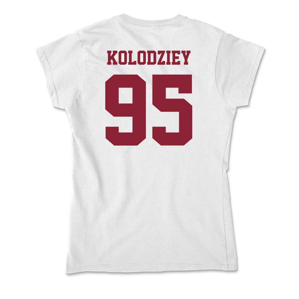 UMass - NCAA Football : CJ Kolodziey - Soft Style Women’s T-Shirt-1