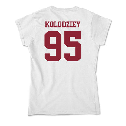 UMass - NCAA Football : CJ Kolodziey - Soft Style Women’s T-Shirt-1