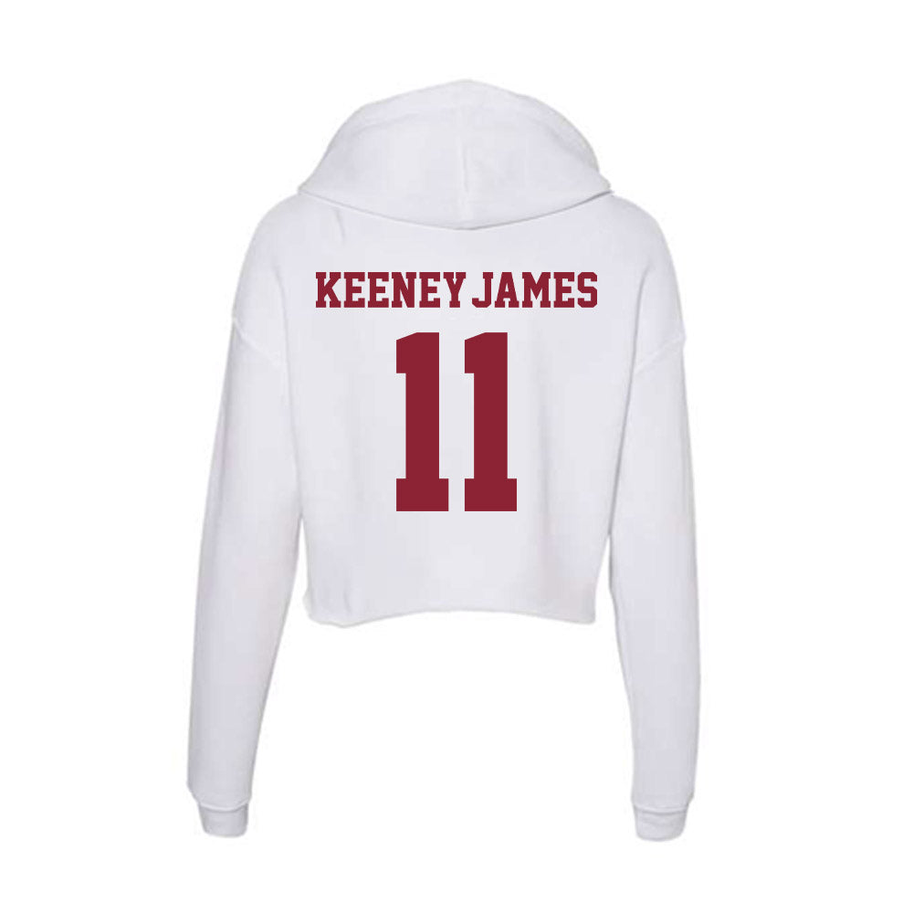  - NCAA Football : Jakobie Keeney-James - Women's Crop Fleece Hoodie-1