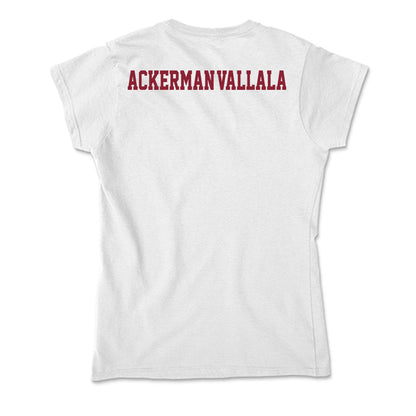 UMass - NCAA Women's Swimming & Diving : Diya Ackerman-Vallala - Soft Style Women’s T-Shirt-1