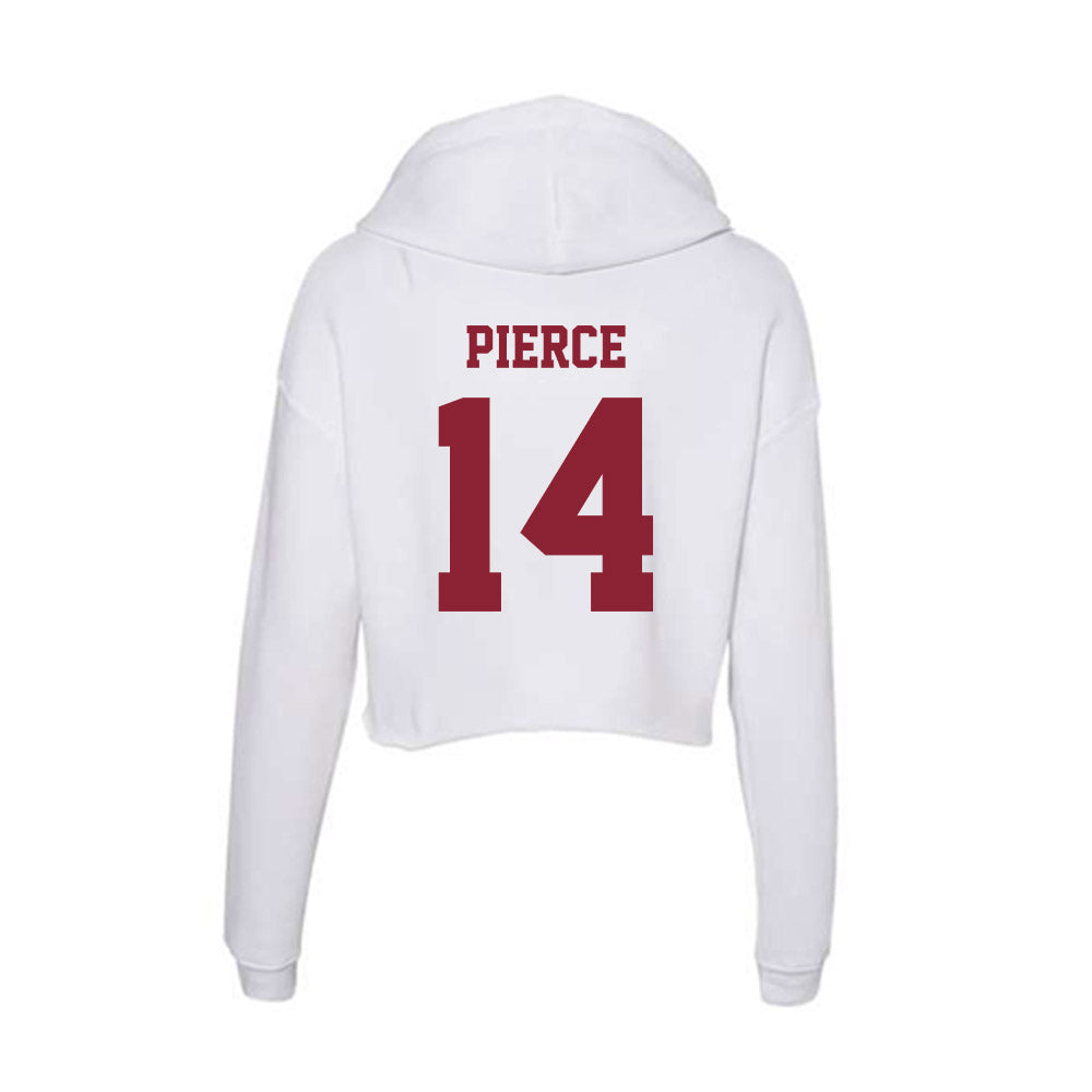  - NCAA Women's Basketball : Dallas Pierce - Women's Crop Fleece Hoodie-1