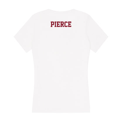 UMass - NCAA Women's Track & Field : Evalysse Pierce - Women's V-Neck T-Shirt-1