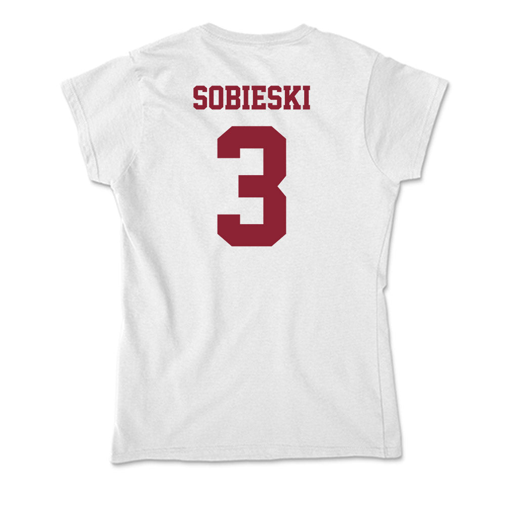 UMass - NCAA Men's Ice Hockey : Kazimier Sobieski - Soft Style Women’s T-Shirt-1