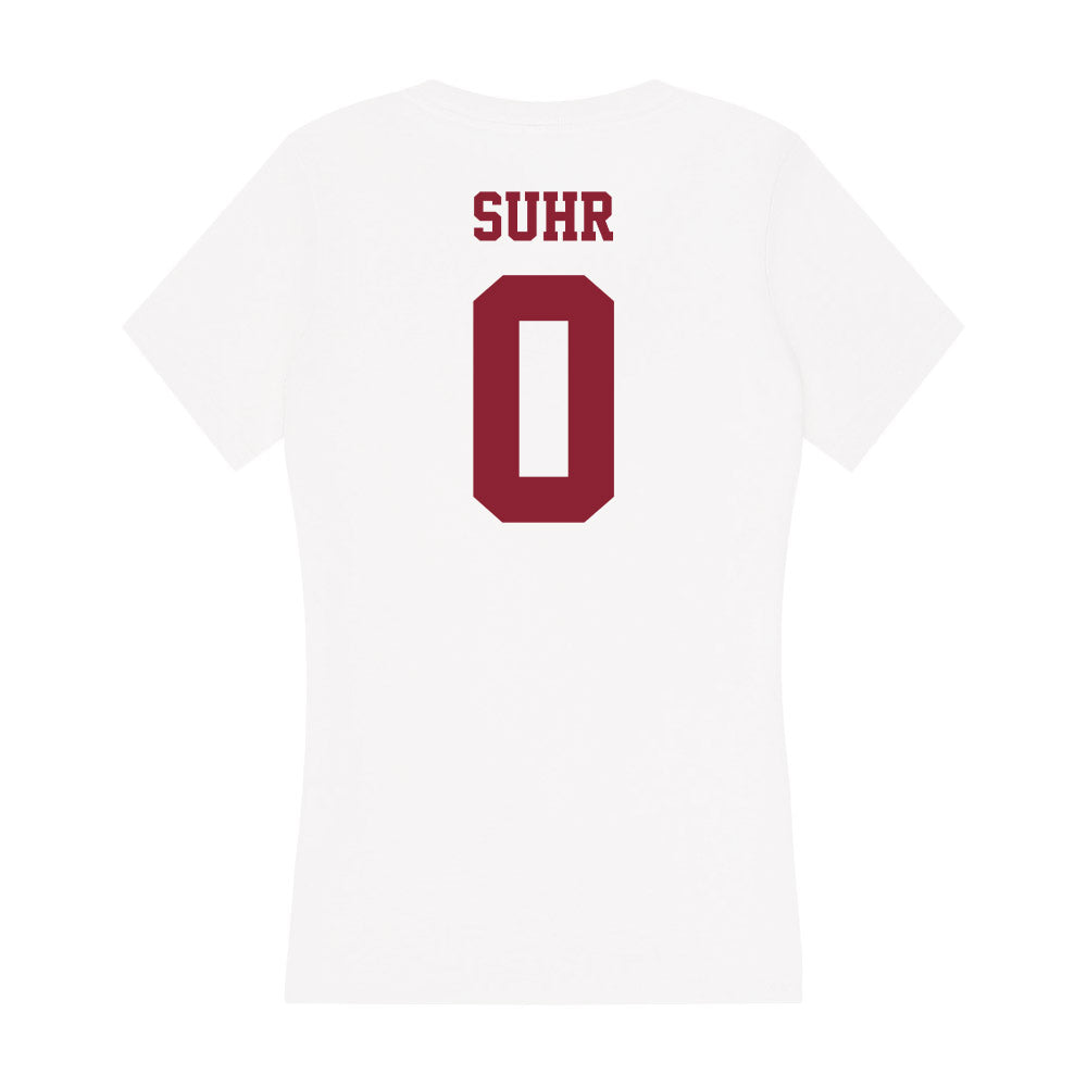 UMass - NCAA Cheerleading : Kierstyn Suhr - Women's V-Neck T-Shirt-1