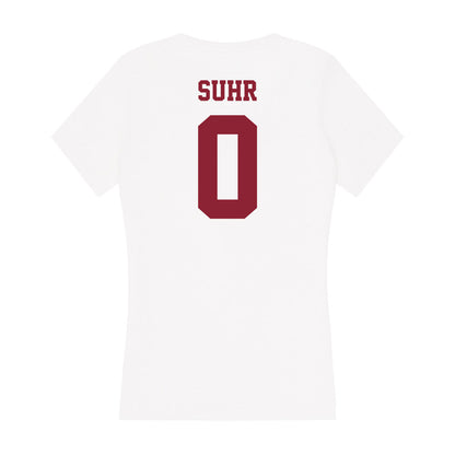 UMass - NCAA Cheerleading : Kierstyn Suhr - Women's V-Neck T-Shirt-1