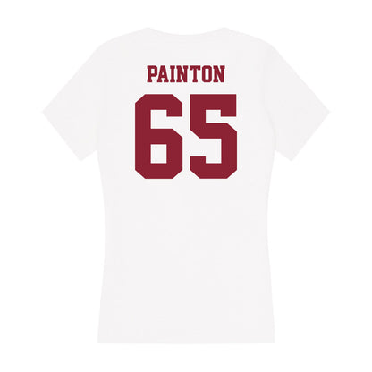 UMass - NCAA Football : Luke Painton - Women's V-Neck T-Shirt-1