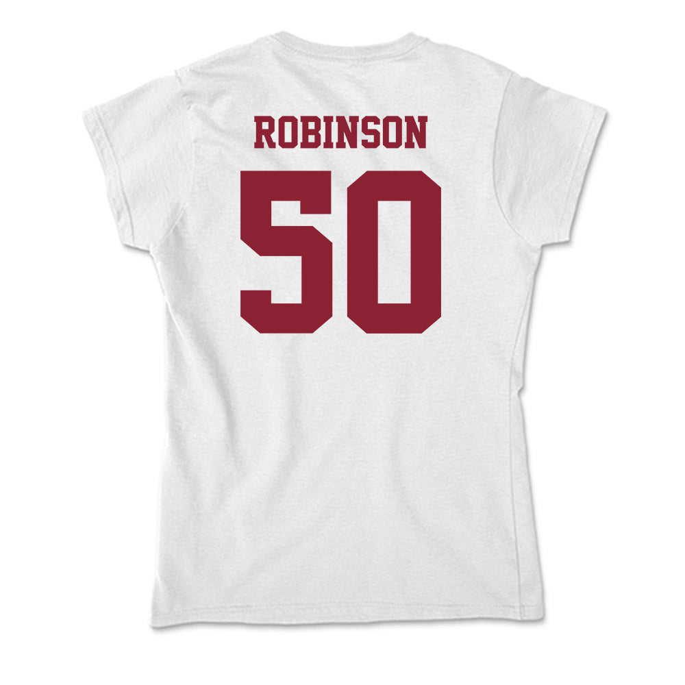 UMass - NCAA Football : Aquan Robinson - Soft Style Women’s T-Shirt-1