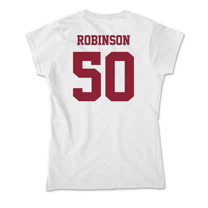 UMass - NCAA Football : Aquan Robinson - Soft Style Women’s T-Shirt-1