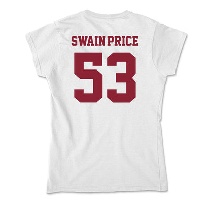 UMass - NCAA Football : Sahnai Swain-Price - Soft Style Women’s T-Shirt-1