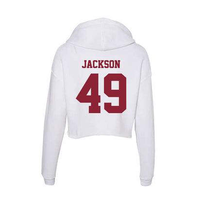  - NCAA Football : Shambre Jackson - Women's Crop Fleece Hoodie-1