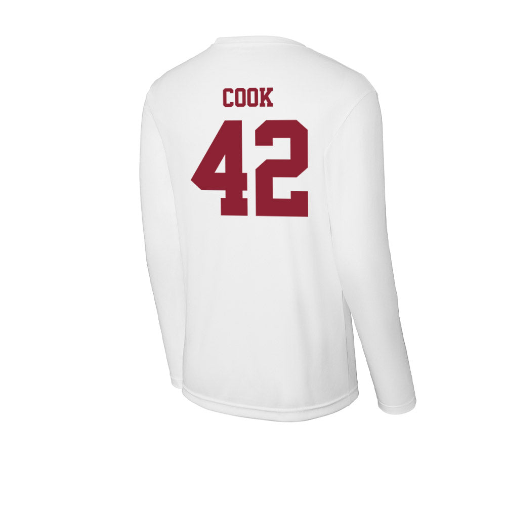 UMass - NCAA Men's Lacrosse : Chance Cook - Activewear Long Sleeve T-Shirt-1