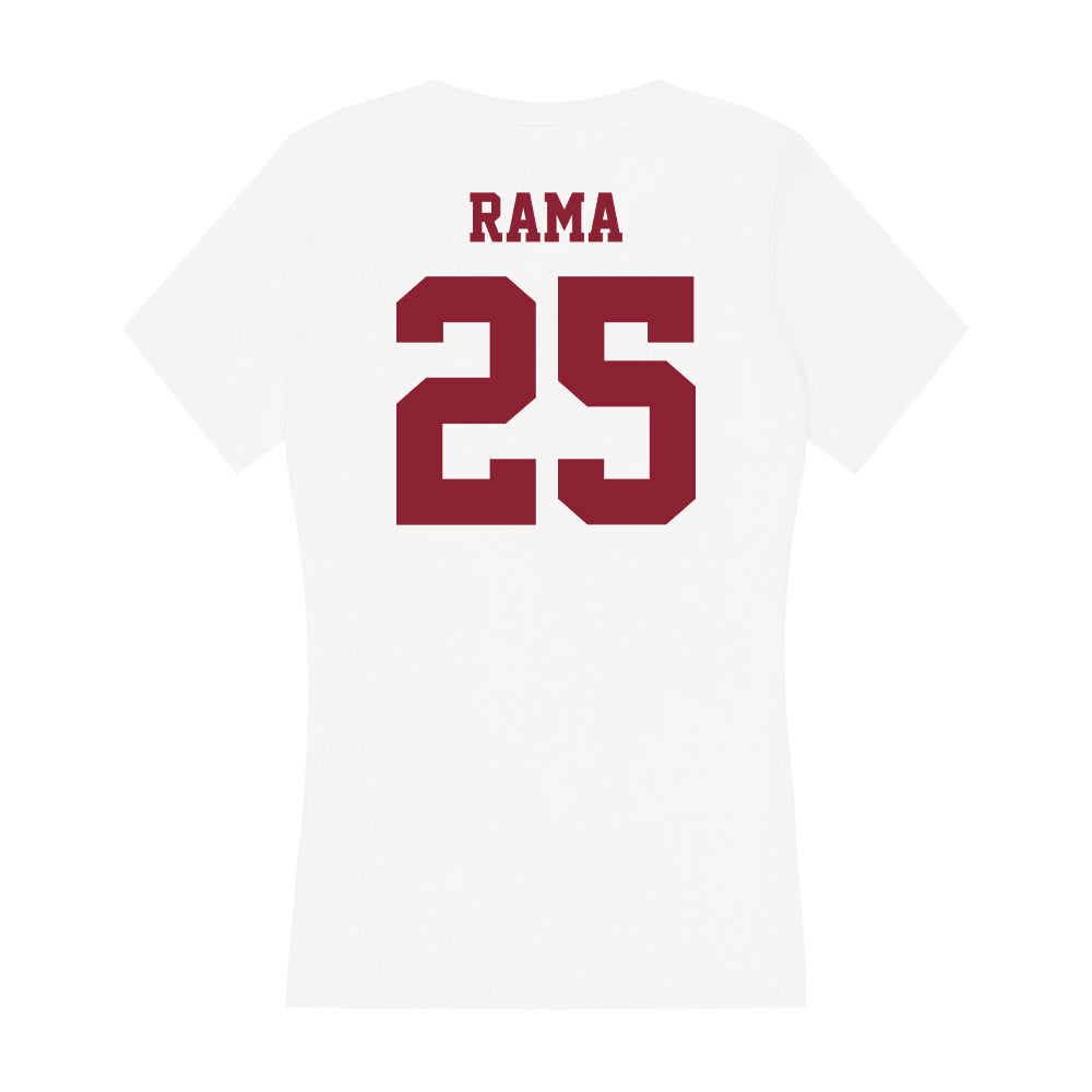 UMass - NCAA Softball : Angie Rama - Women's V-Neck T-Shirt-1