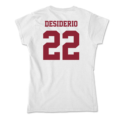 UMass - NCAA Football : Cookie Desiderio - Soft Style Women’s T-Shirt-1