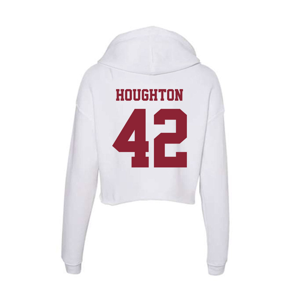  - NCAA Baseball : Andrew Houghton - Women's Crop Fleece Hoodie-1