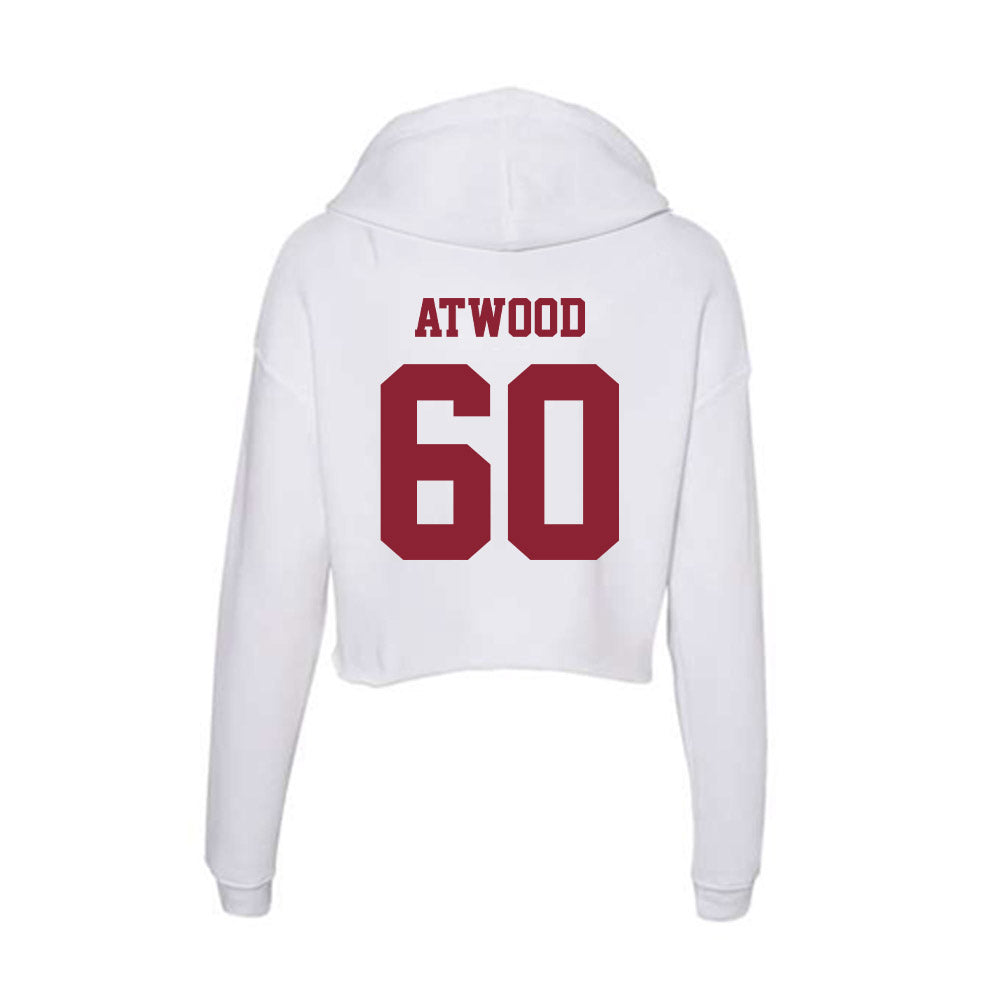  - NCAA Football : Josh Atwood - Women's Crop Fleece Hoodie-1