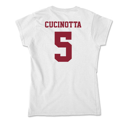 UMass - NCAA Men's Soccer : Antonio Cucinotta - Soft Style Women’s T-Shirt-1