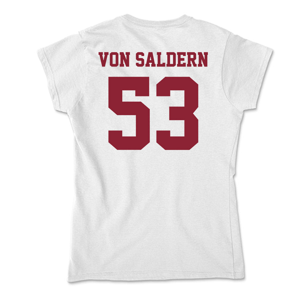 UMass - NCAA Football : Magnus Von Saldern - Soft Style Women’s T-Shirt-1