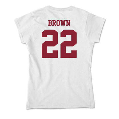 UMass - NCAA Men's Soccer : Alex Brown - Soft Style Women’s T-Shirt-1