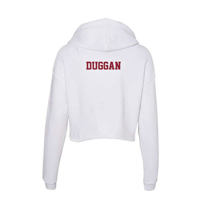  - NCAA Men's Track & Field : Joe Duggan - Women's Crop Fleece Hoodie-1