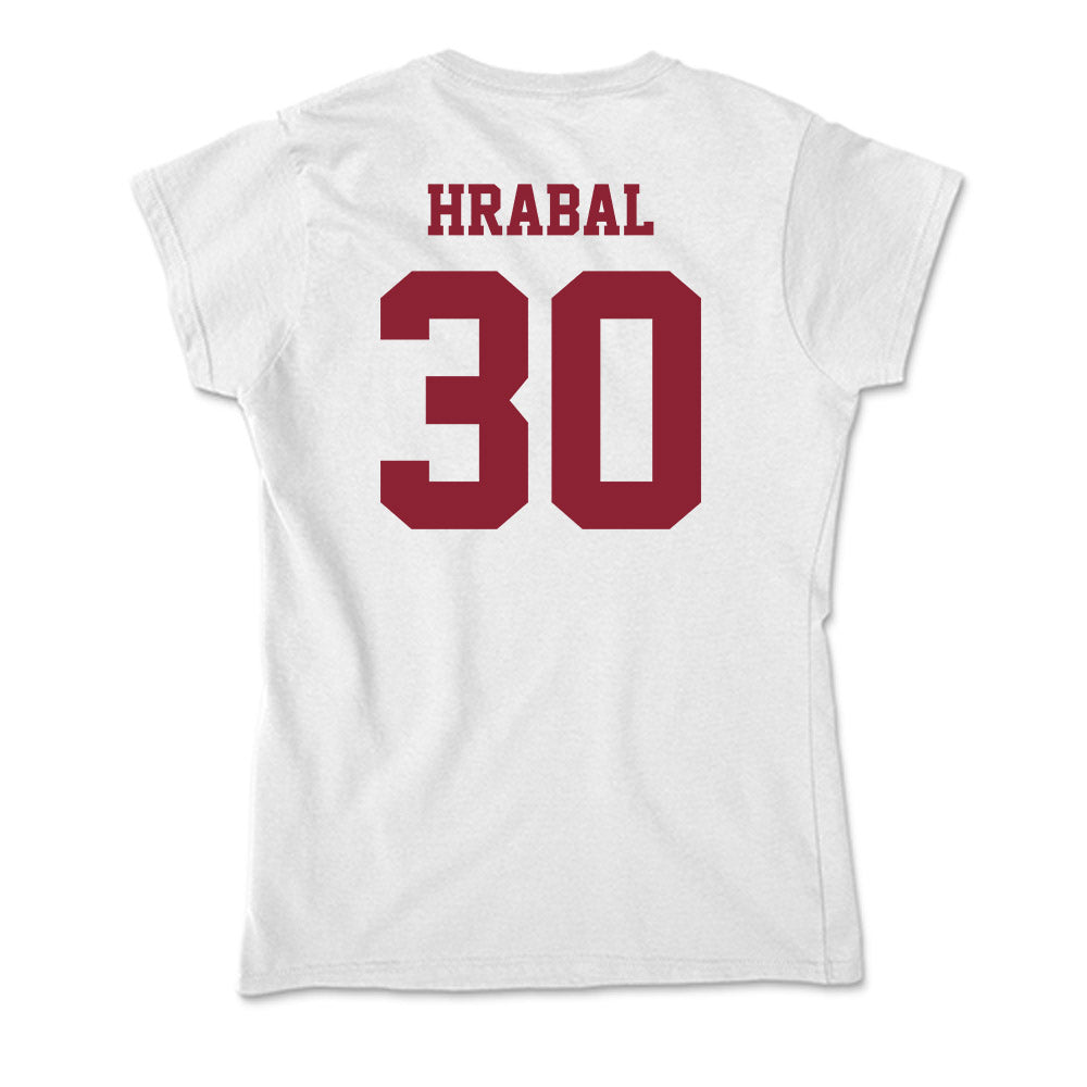 UMass - NCAA Men's Ice Hockey : Michael Hrabal - Soft Style Women’s T-Shirt-1