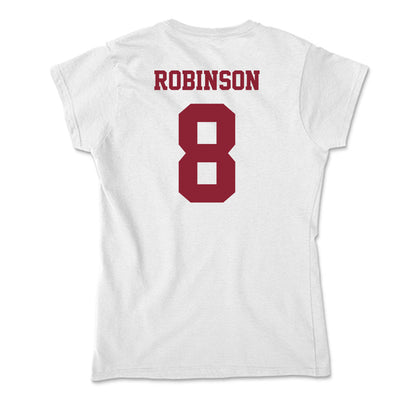 UMass - NCAA Football : Aquan Robinson - Soft Style Women’s T-Shirt-1