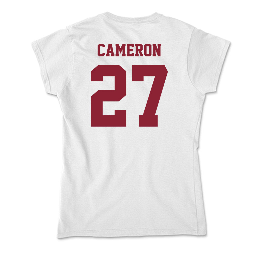 UMass - NCAA Men's Ice Hockey : Michael Cameron - Soft Style Women’s T-Shirt-1