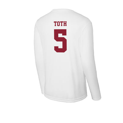 UMass - NCAA Baseball : Michael Toth - Activewear Long Sleeve T-Shirt