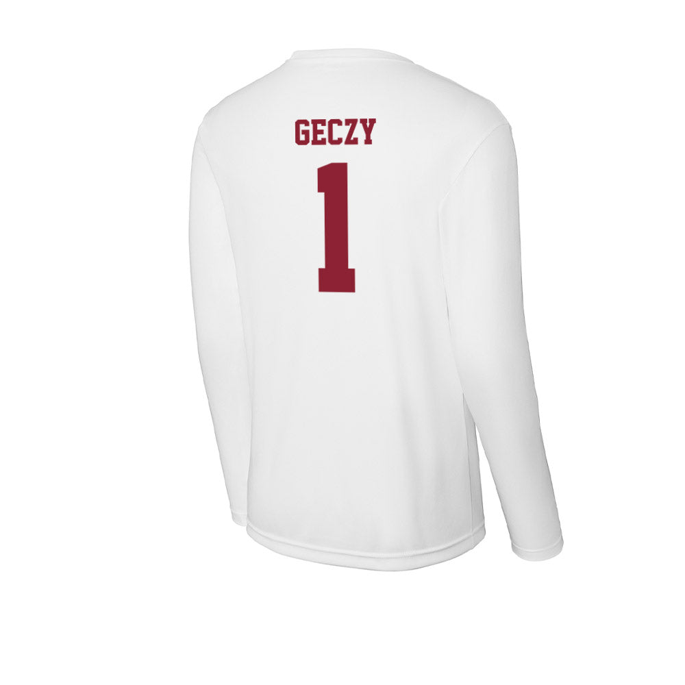 UMass - NCAA Men's Soccer : Alex Geczy - Activewear Long Sleeve T-Shirt-1