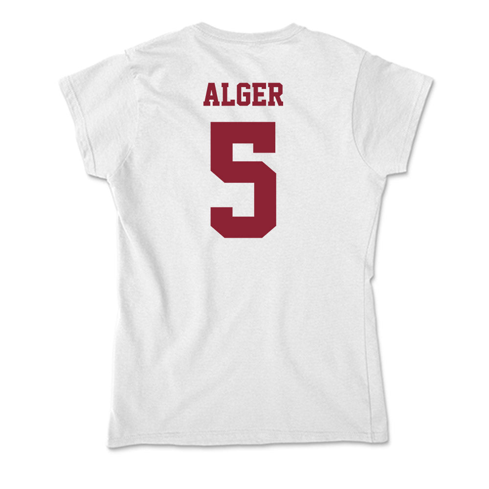 UMass - NCAA Men's Ice Hockey : Linden Alger - Soft Style Women’s T-Shirt-1