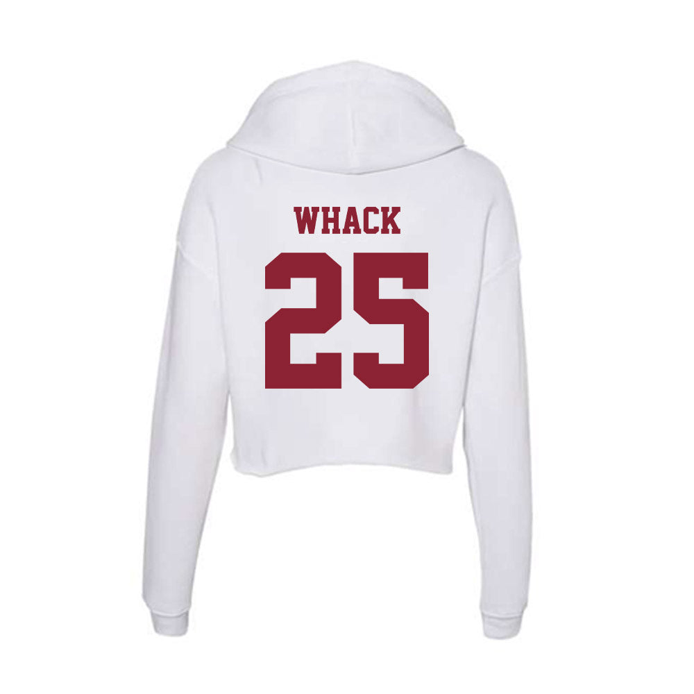  - NCAA Football : Donta Whack - Women's Crop Fleece Hoodie-1