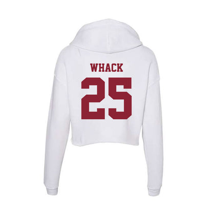  - NCAA Football : Donta Whack - Women's Crop Fleece Hoodie-1