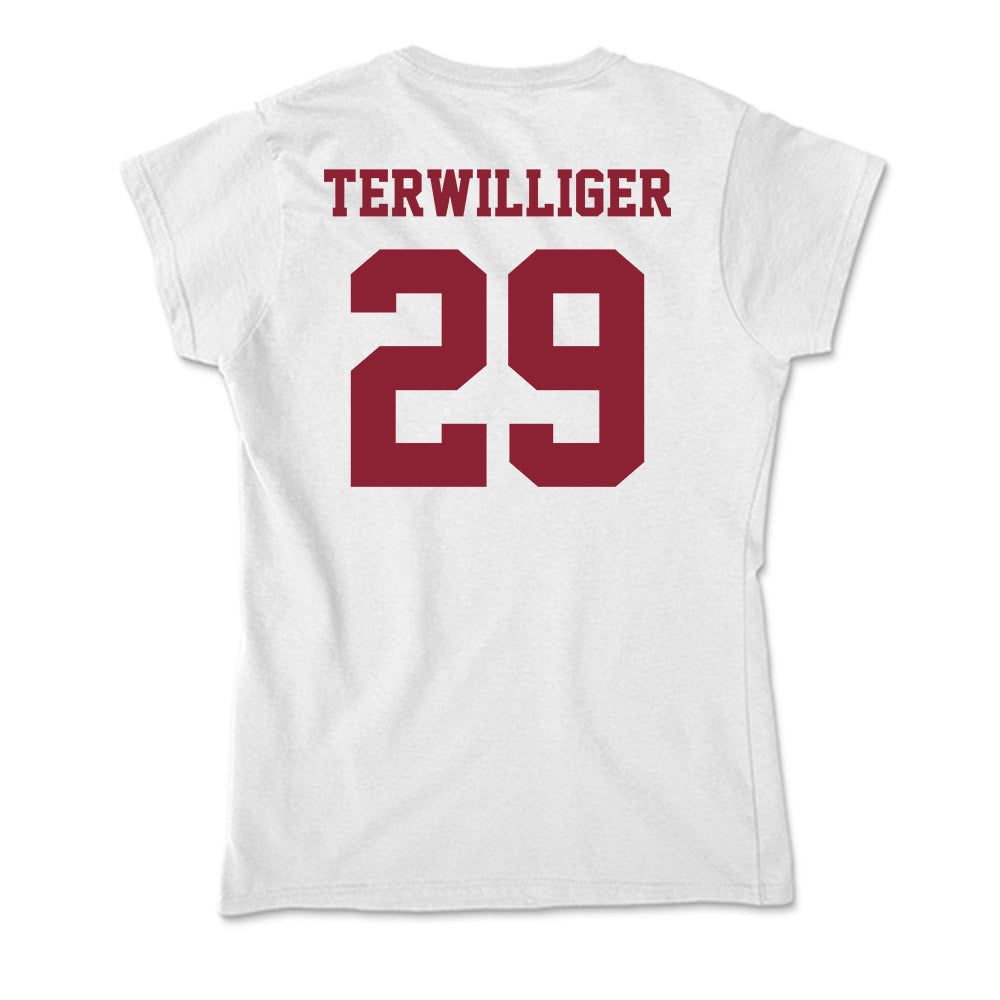 UMass - NCAA Baseball : Dylan Terwilliger - Soft Style Women’s T-Shirt-1