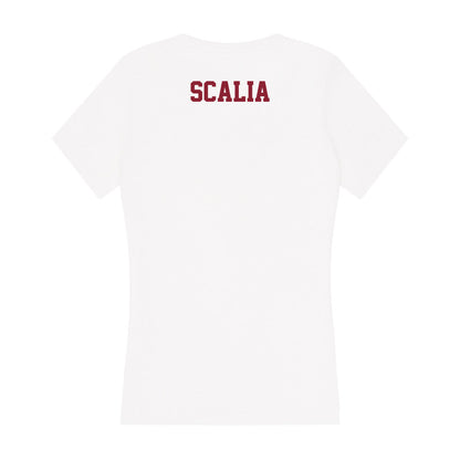 UMass - NCAA Men's Track & Field : Chris Scalia - Women's V-Neck T-Shirt-1