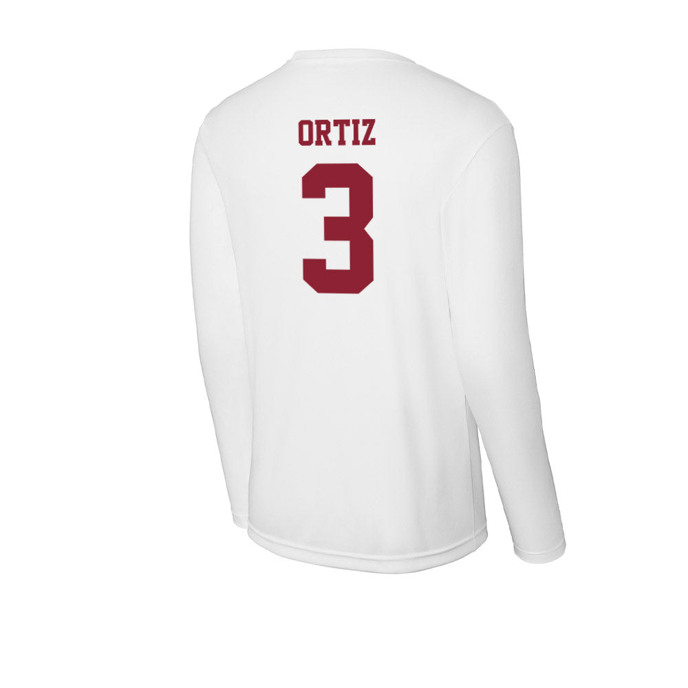 UMass - NCAA Football : Steven Ortiz - Activewear Long Sleeve T-Shirt