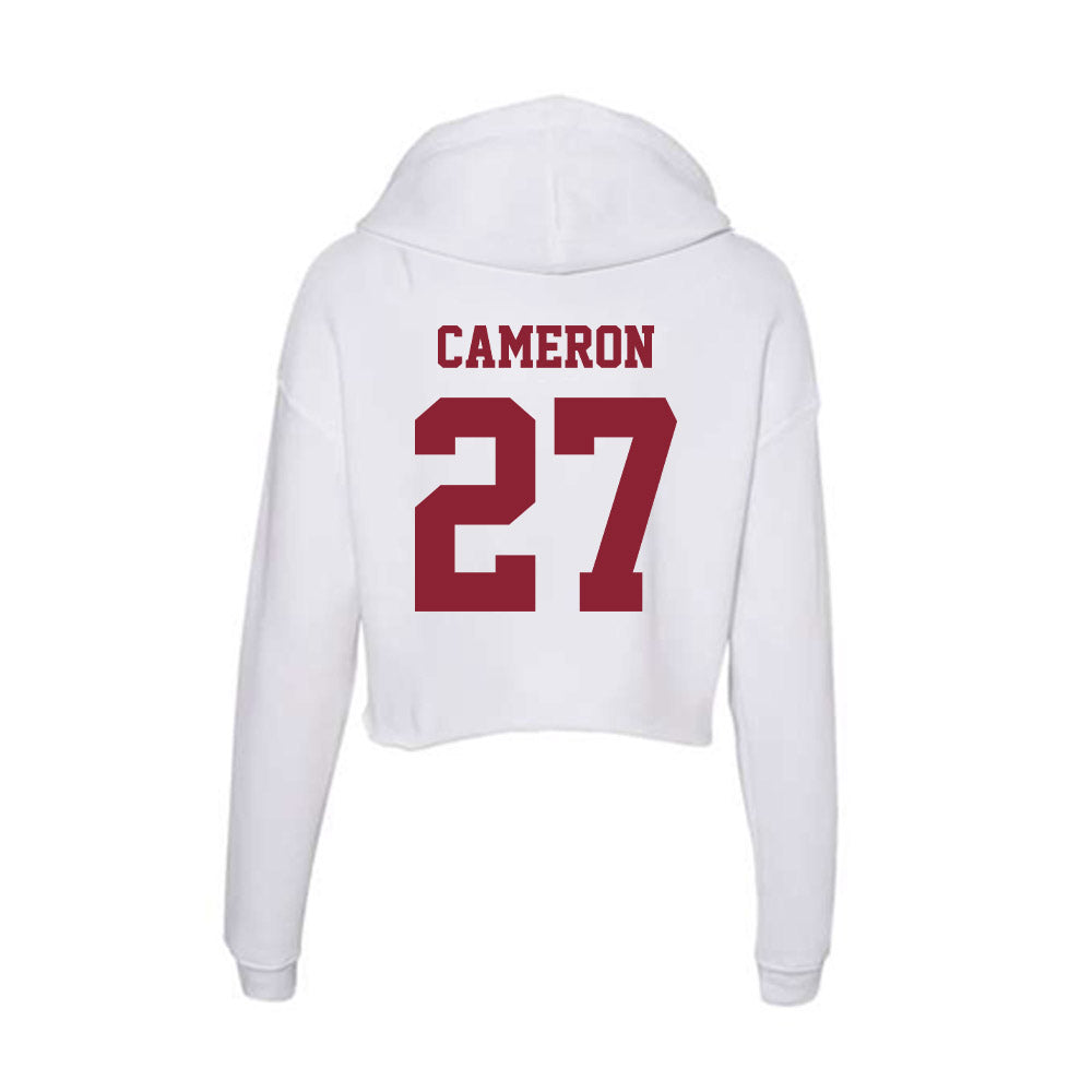  - NCAA Men's Ice Hockey : Michael Cameron - Women's Crop Fleece Hoodie-1