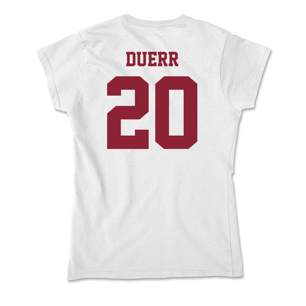 UMass - NCAA Men's Ice Hockey : James Duerr - Soft Style Women’s T-Shirt-1