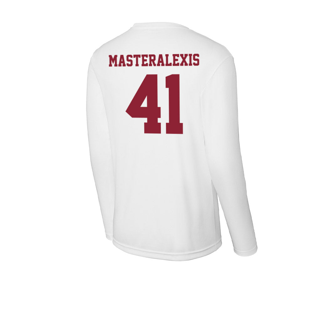 UMass - NCAA Baseball : Justin Masteralexis - Activewear Long Sleeve T-Shirt