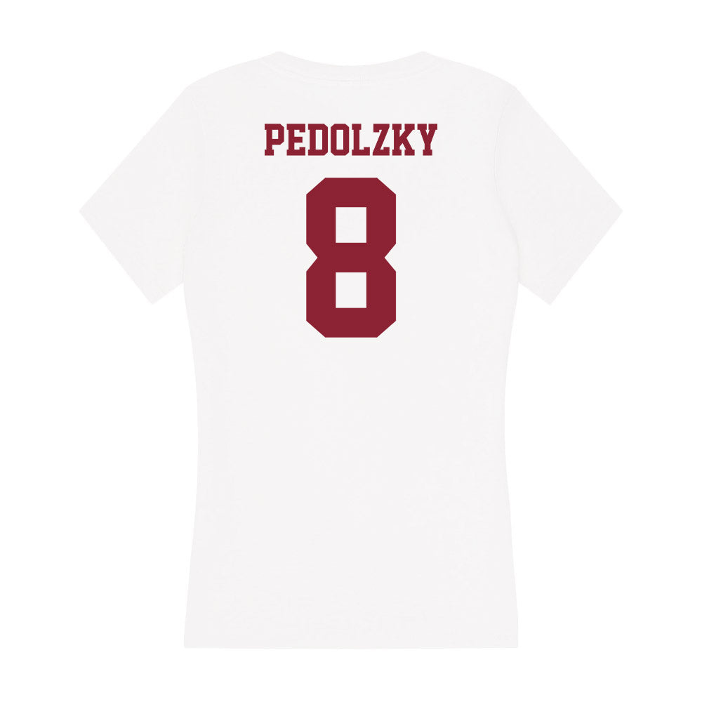 UMass - NCAA Women's Soccer : Emma Pedolzky - Women's V-Neck T-Shirt-1