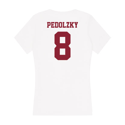 UMass - NCAA Women's Soccer : Emma Pedolzky - Women's V-Neck T-Shirt-1