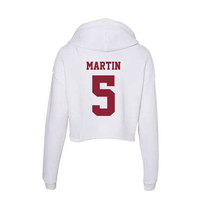  - NCAA Football : Tyler Martin - Women's Crop Fleece Hoodie-1