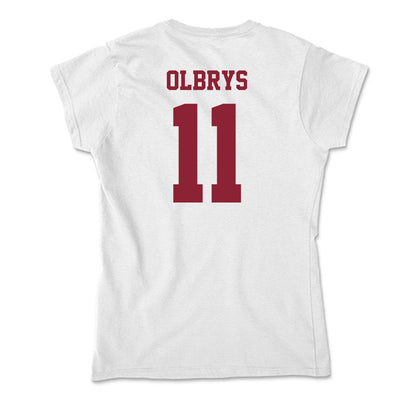 UMass - NCAA Women's Basketball : Megan Olbrys - Soft Style Women’s T-Shirt-1