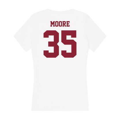 UMass - NCAA Women's Field Hockey : Alexys Moore - Women's V-Neck T-Shirt-1