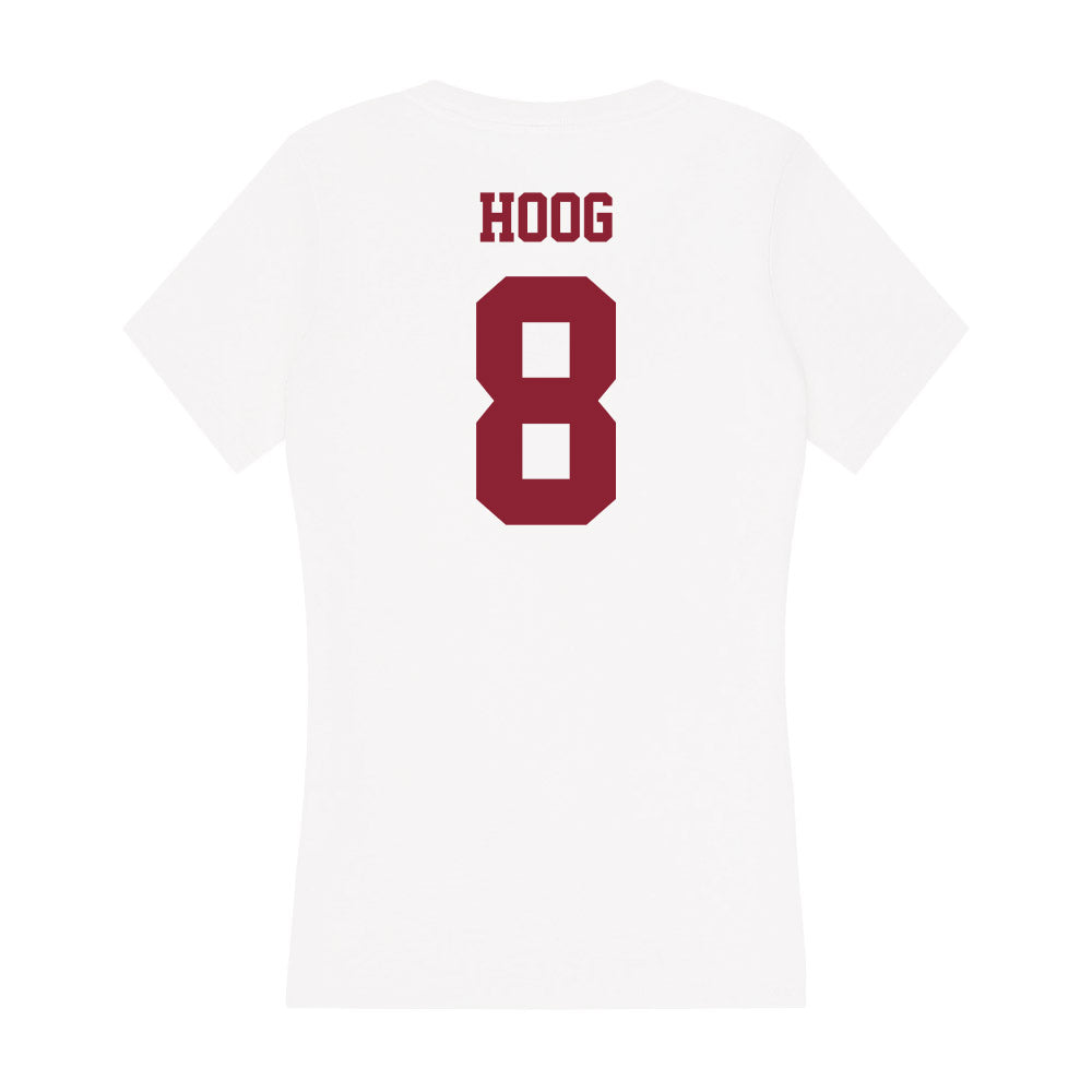 UMass - NCAA Baseball : Kyle Hoog - Women's V-Neck T-Shirt-1