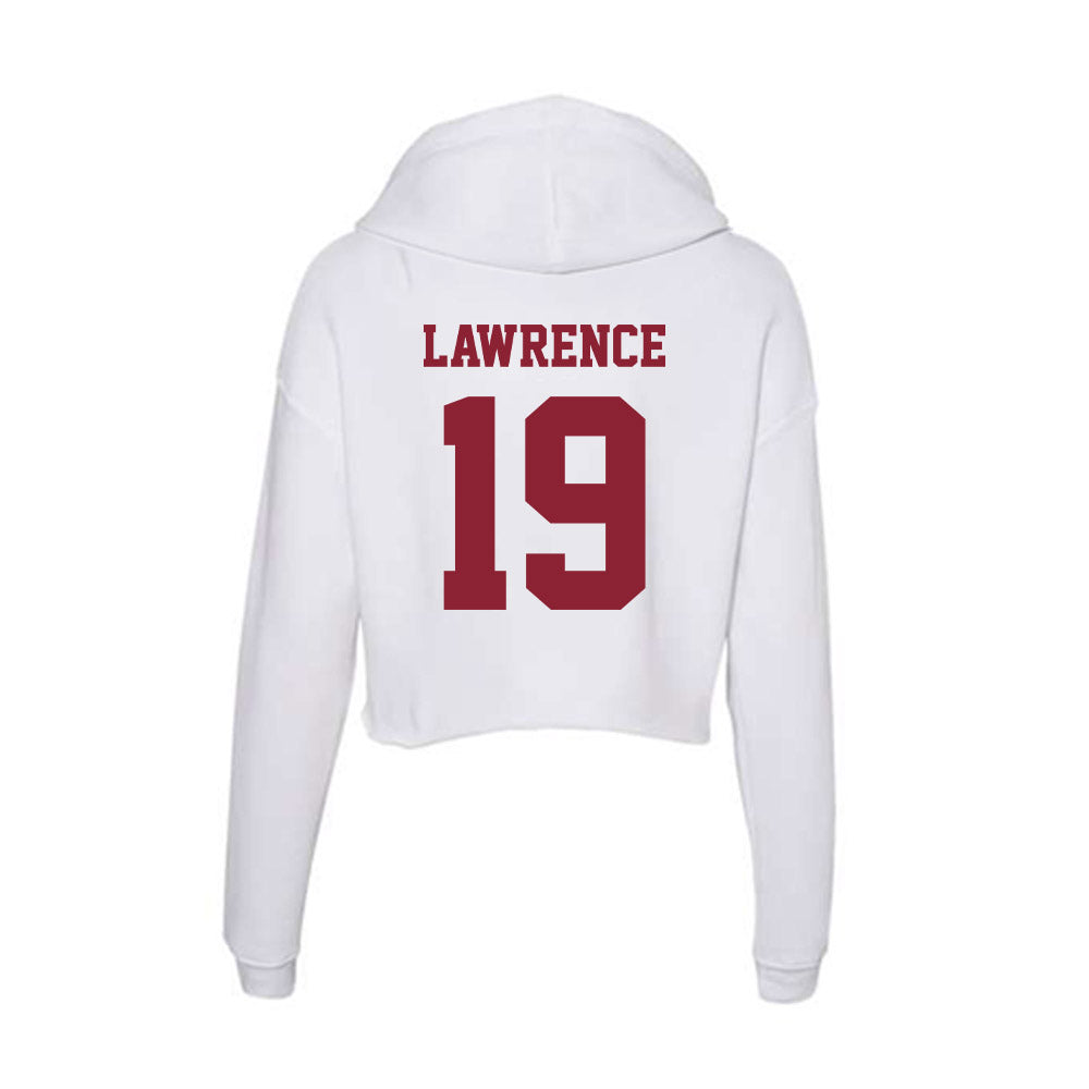 UMass - NCAA Football : Zach Lawrence - Women's Crop Fleece Hoodie-1