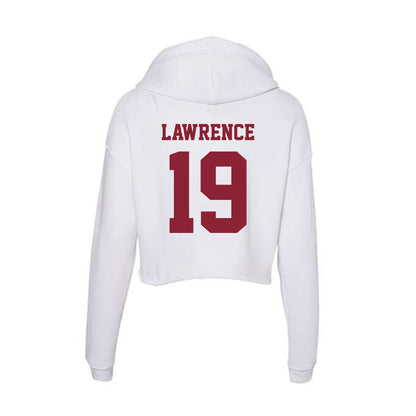 UMass - NCAA Football : Zach Lawrence - Women's Crop Fleece Hoodie-1