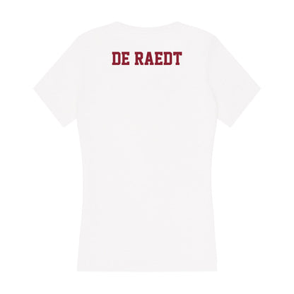 UMass - NCAA Women's Track & Field : Jana De Raedt - Women's V-Neck T-Shirt-1