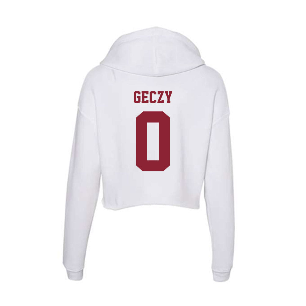  - NCAA Men's Soccer : Alex Geczy - Women's Crop Fleece Hoodie-1