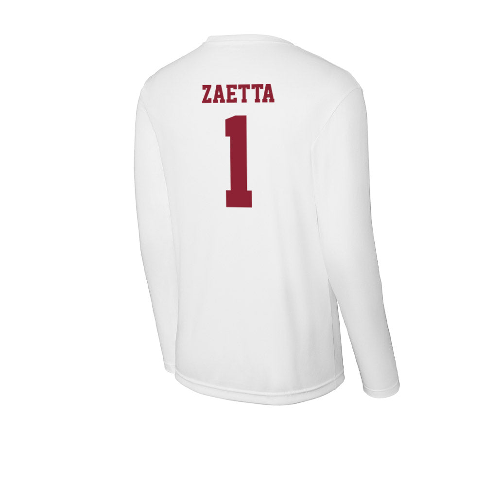 UMass - NCAA Baseball : Zack Zaetta - Activewear Long Sleeve T-Shirt