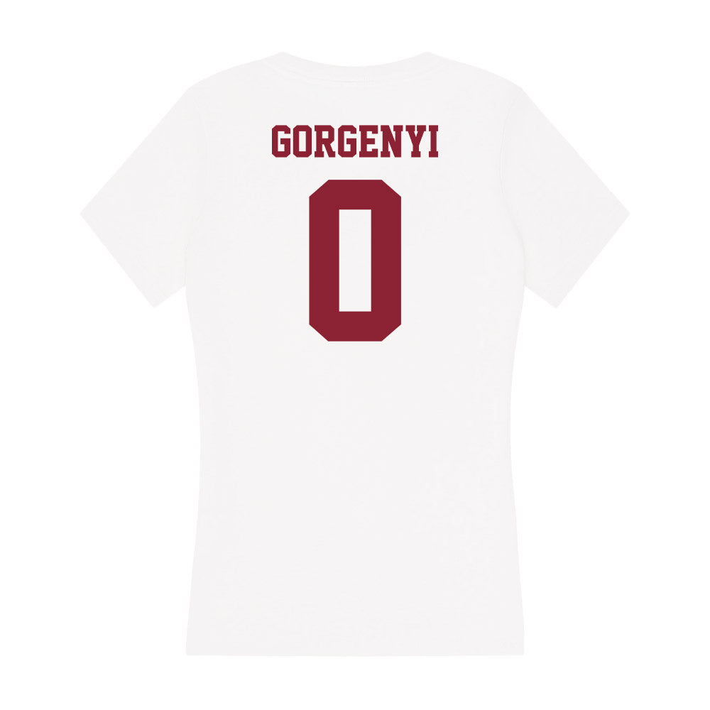 UMass - NCAA Women's Track & Field : katelyn Gorgenyi - Women's V-Neck T-Shirt-1