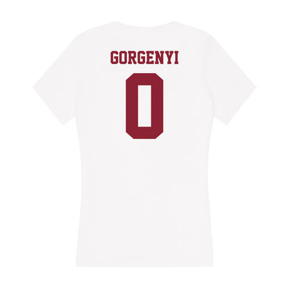 UMass - NCAA Women's Track & Field : katelyn Gorgenyi - Women's V-Neck T-Shirt-1